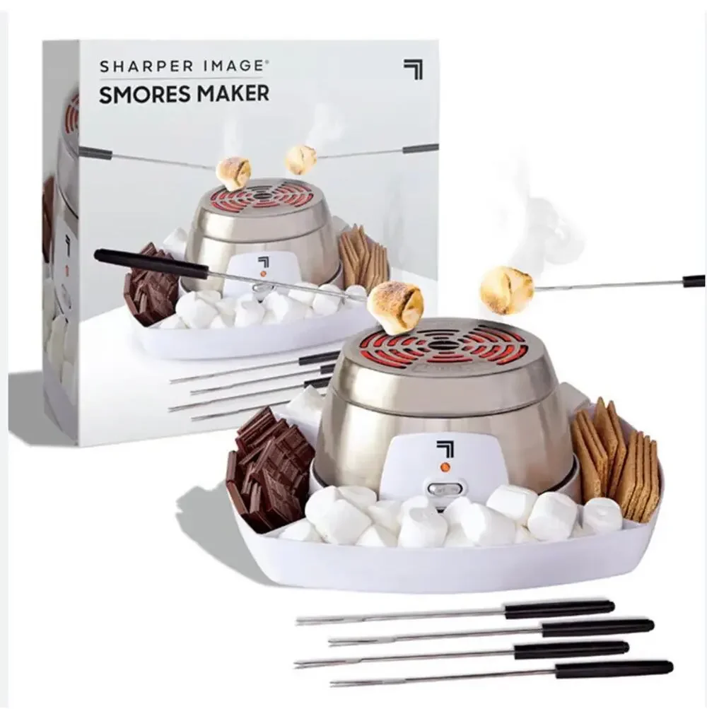 NEW! Sharper Image Electric Tabletop S’mores Maker - New In Box